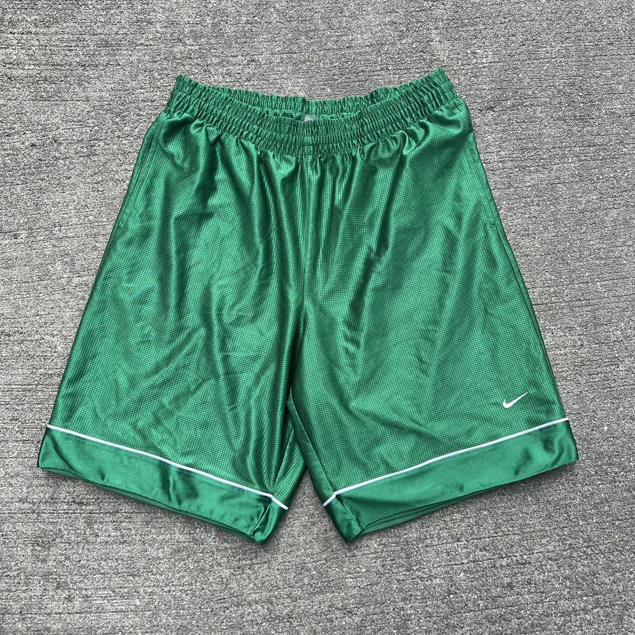 Green Nike Basketball Shorts size L Everything... Depop