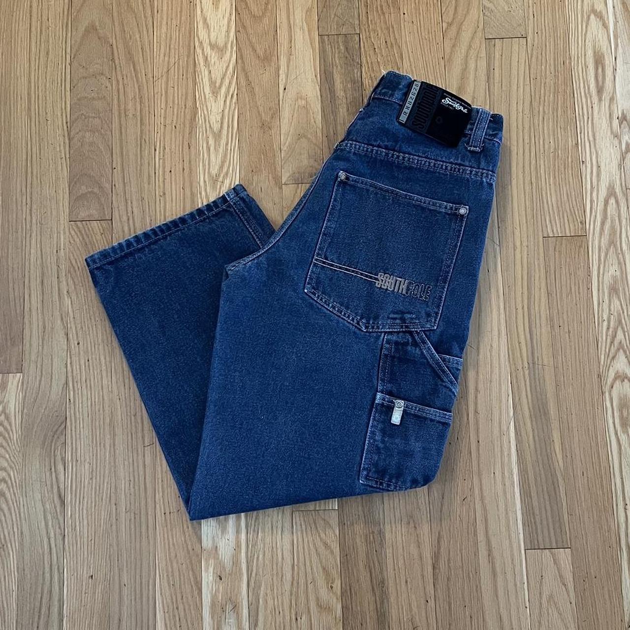 y2k south pole baggy jeans... - Depop