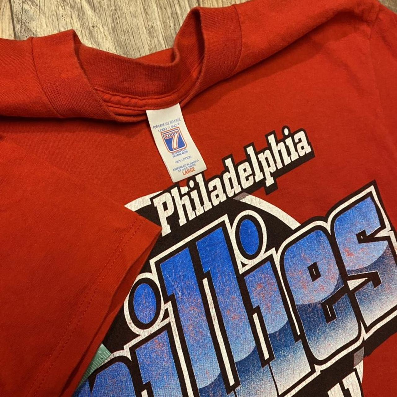 Vintage 90's MLB Philadelphia Phillies Jersey Size - Depop