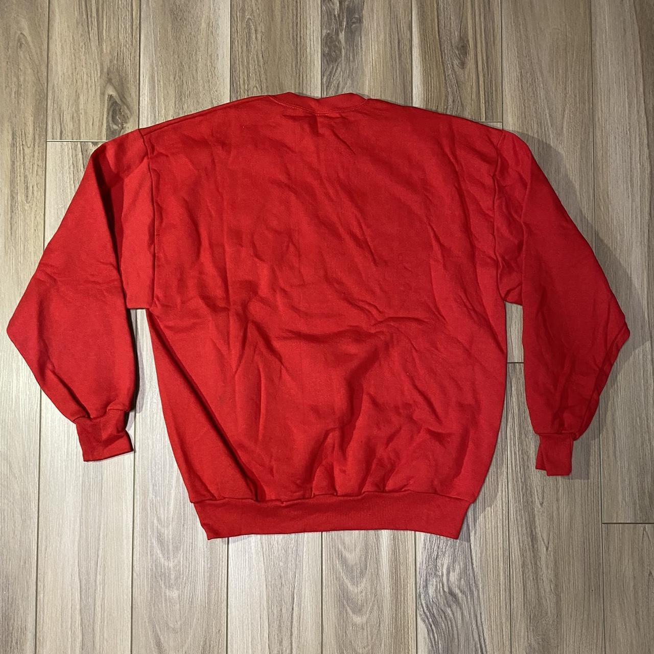 Vintage 90s Jerzees red crewneck sweater! Brand new | Depop