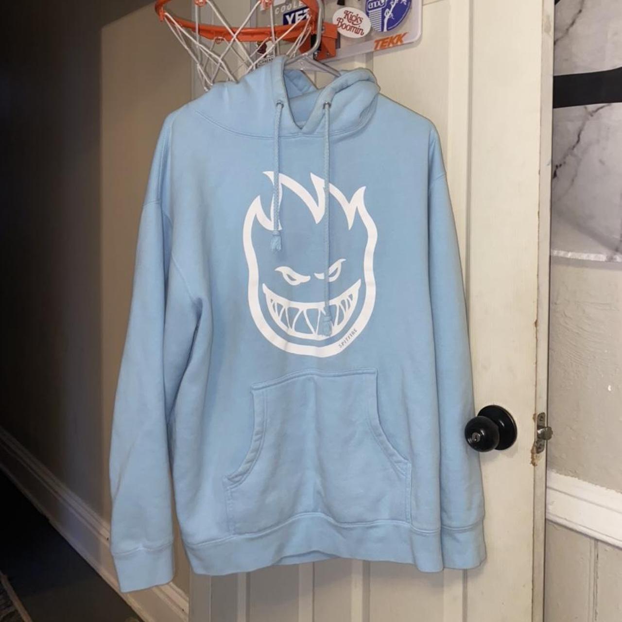 Blue spitfire hoodie Clearance