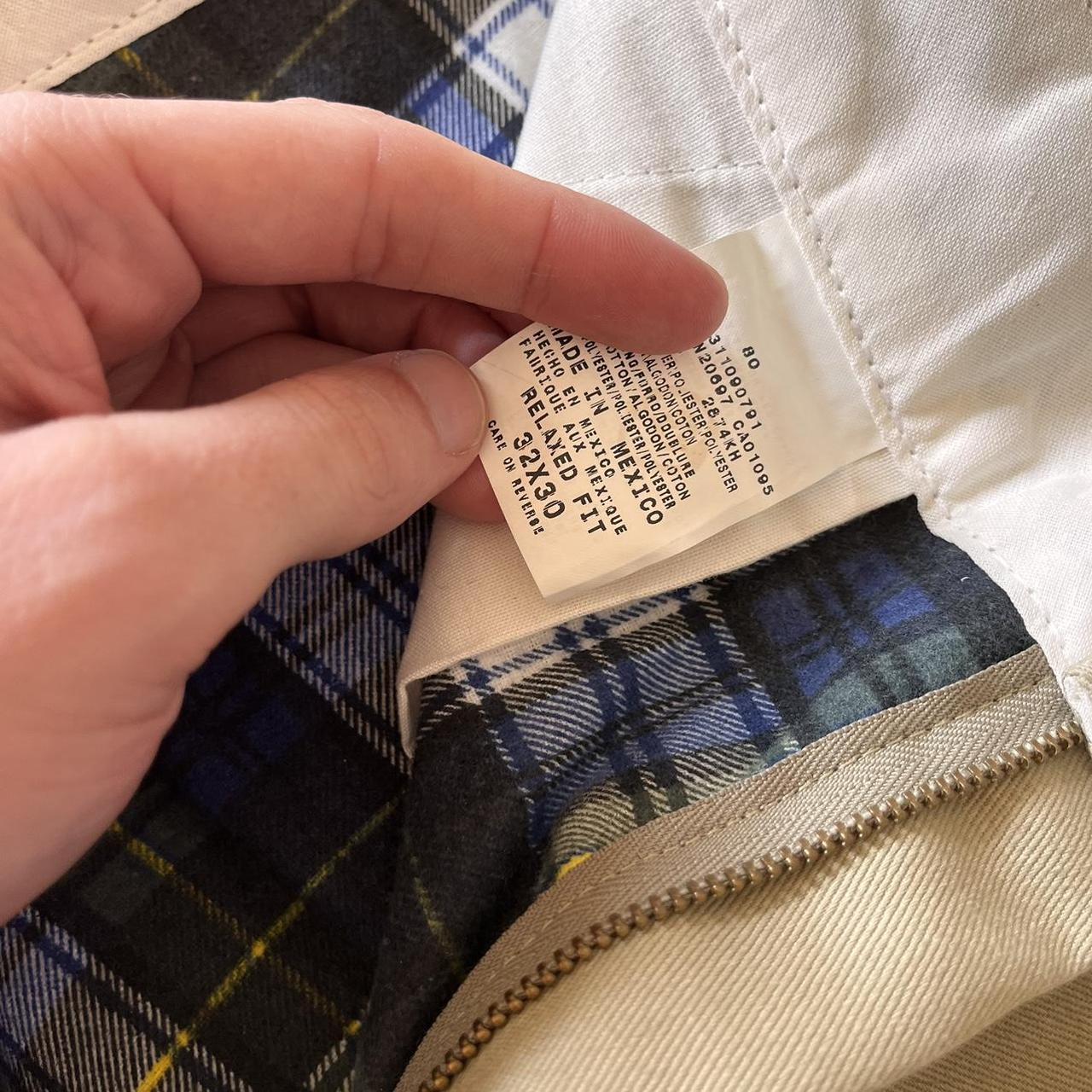 Khaki Dickies Flannel Lined Pants Sz 32x32 #dickies...