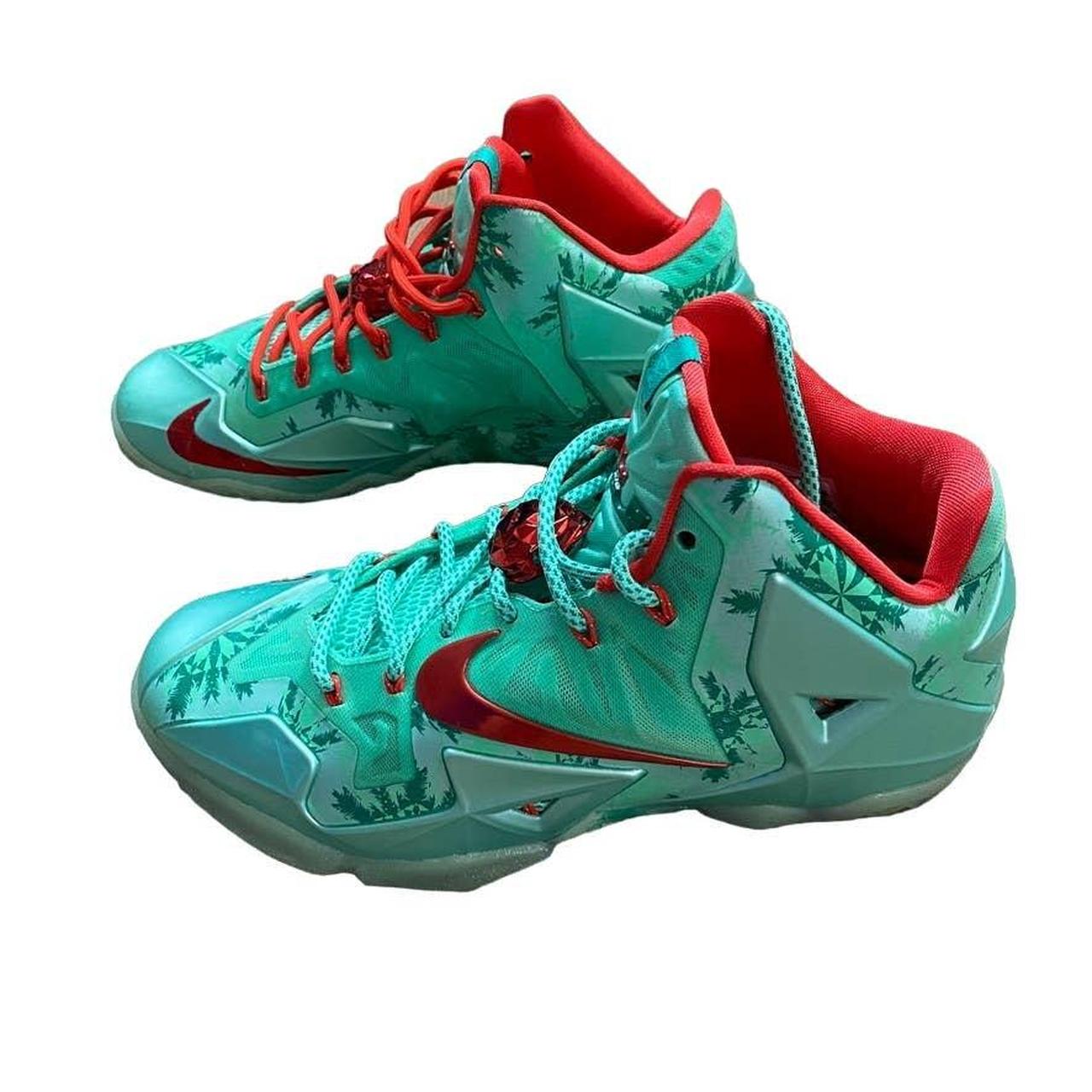 lebron 11 red and green