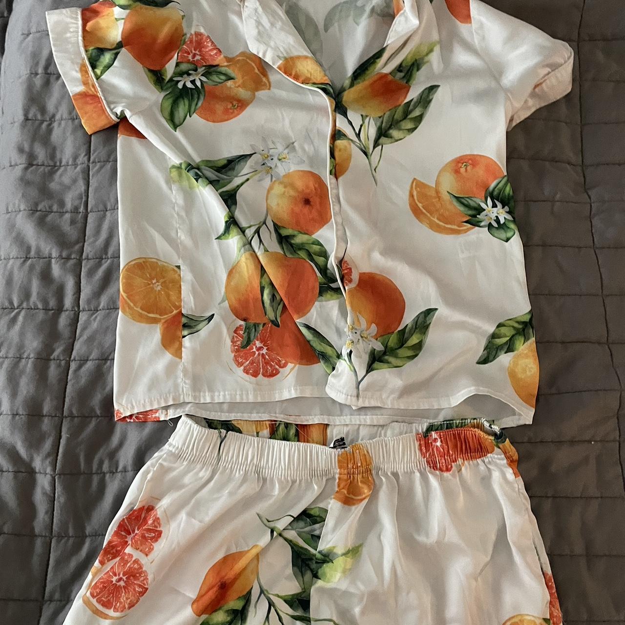 Roller Rabbit Women's White and Orange Pajamas