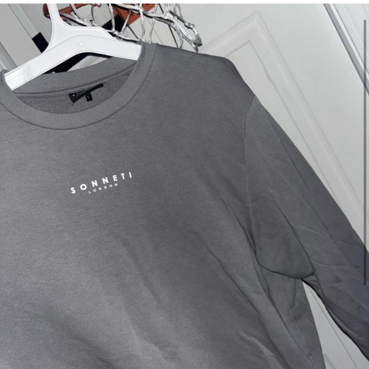 17London Men's Silver and Grey Sweatshirt (2)