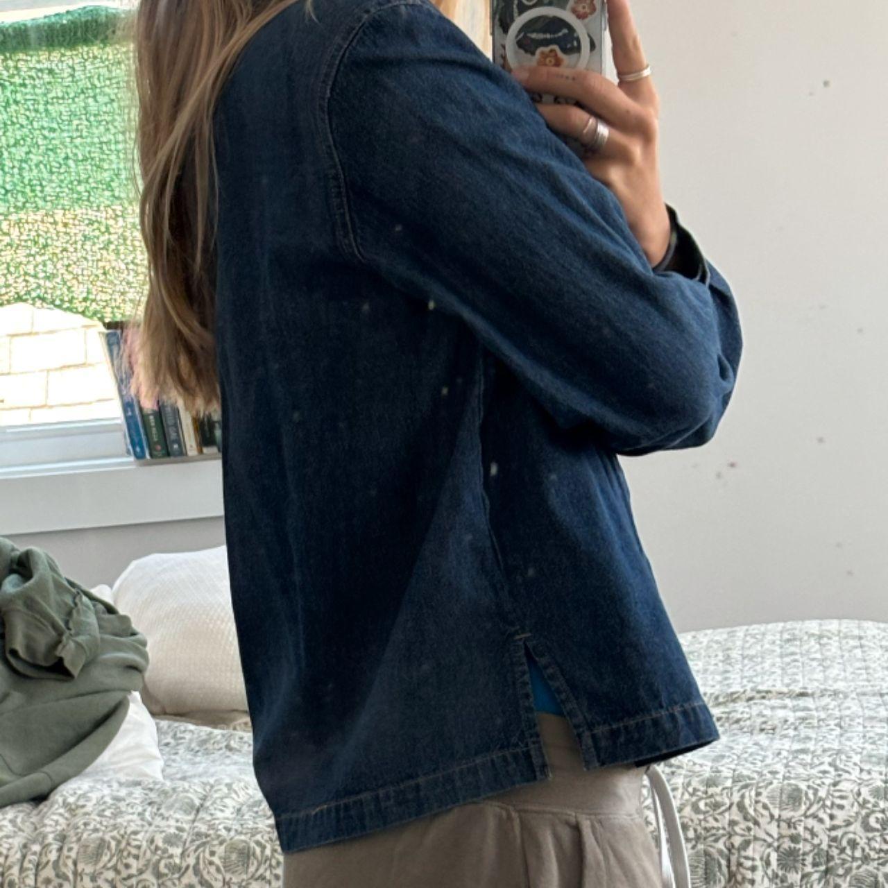 Source Unknown Men's Shacket Jacket - Blue/Navy -… - image 4