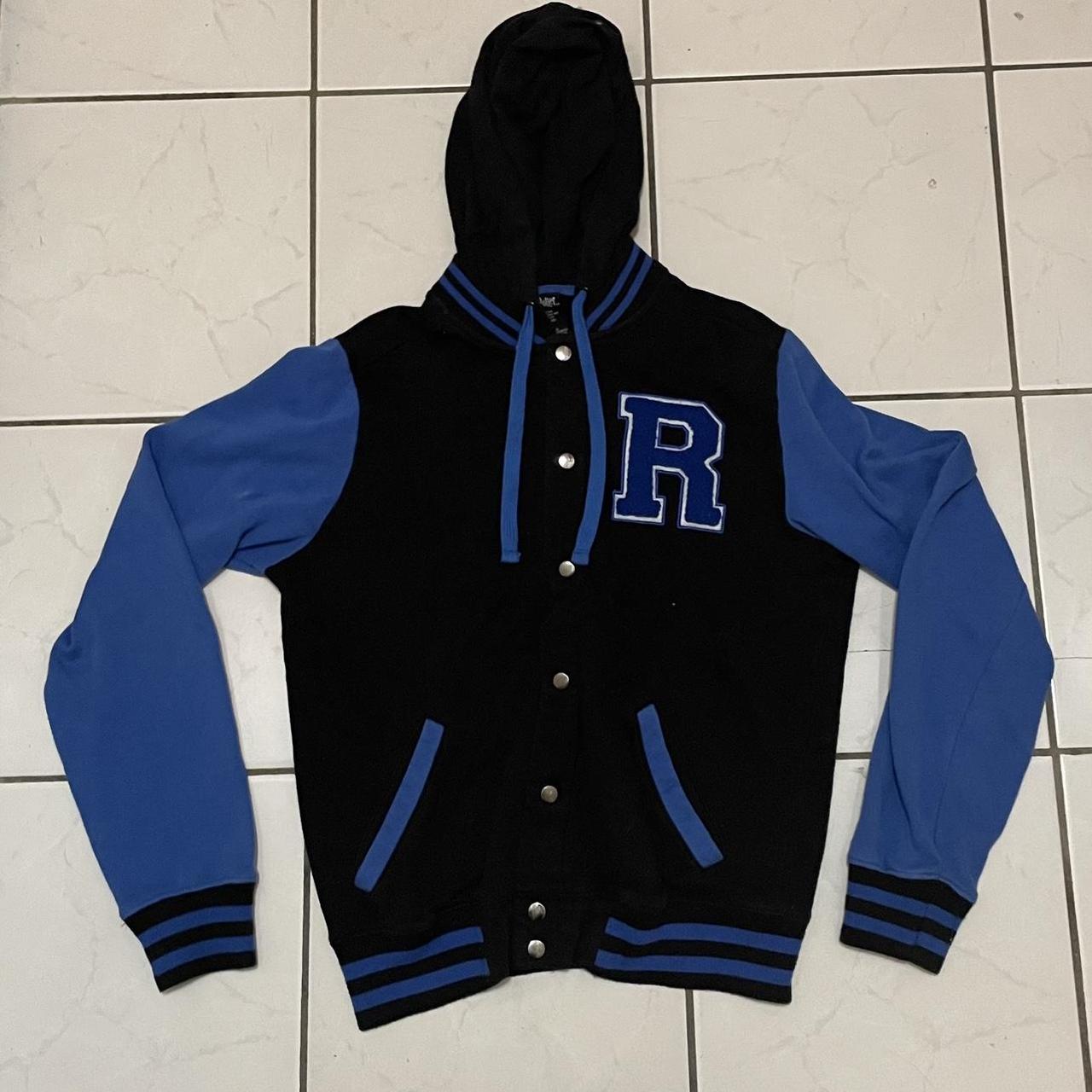 Harry Potter Ravenclaw Black Blue Varsity Hoodie