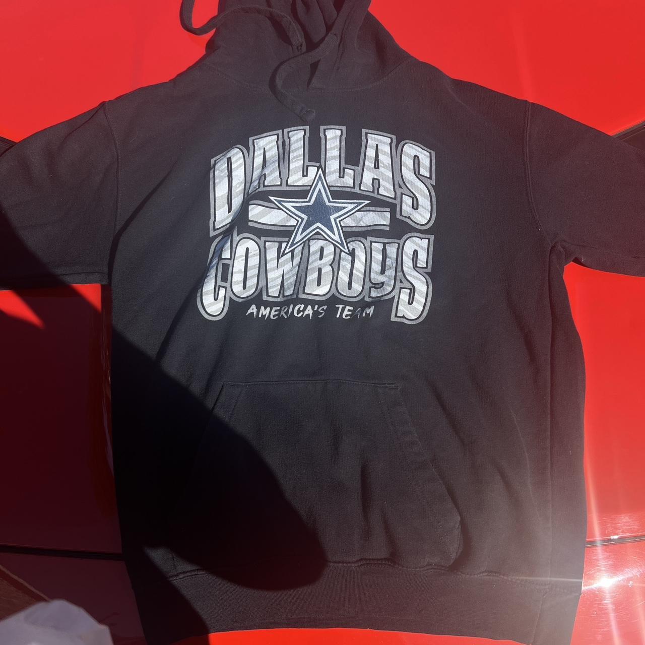 Dallas Cowboys Team Logo Grey Hoodie