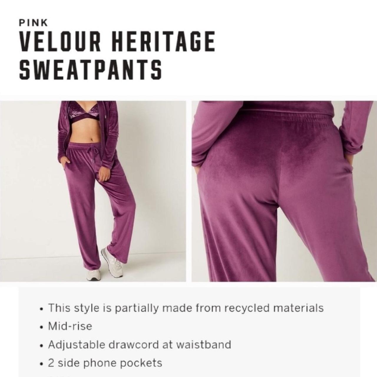 Victoria secret pink velour joggers, Women's Fashion, Bottoms, Jeans &  Leggings on Carousell