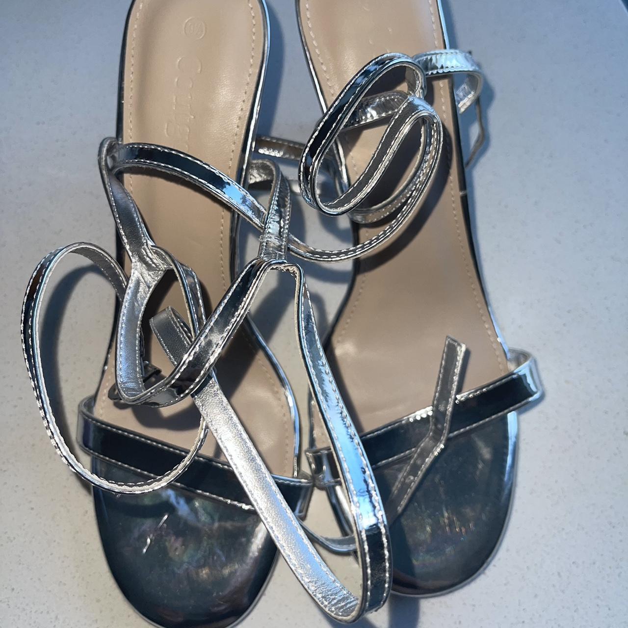 Silver heels deals size 9