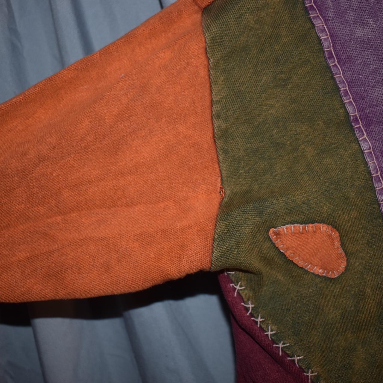 Women's Blouse - Multi - M – patchwork sun patter… - image 4