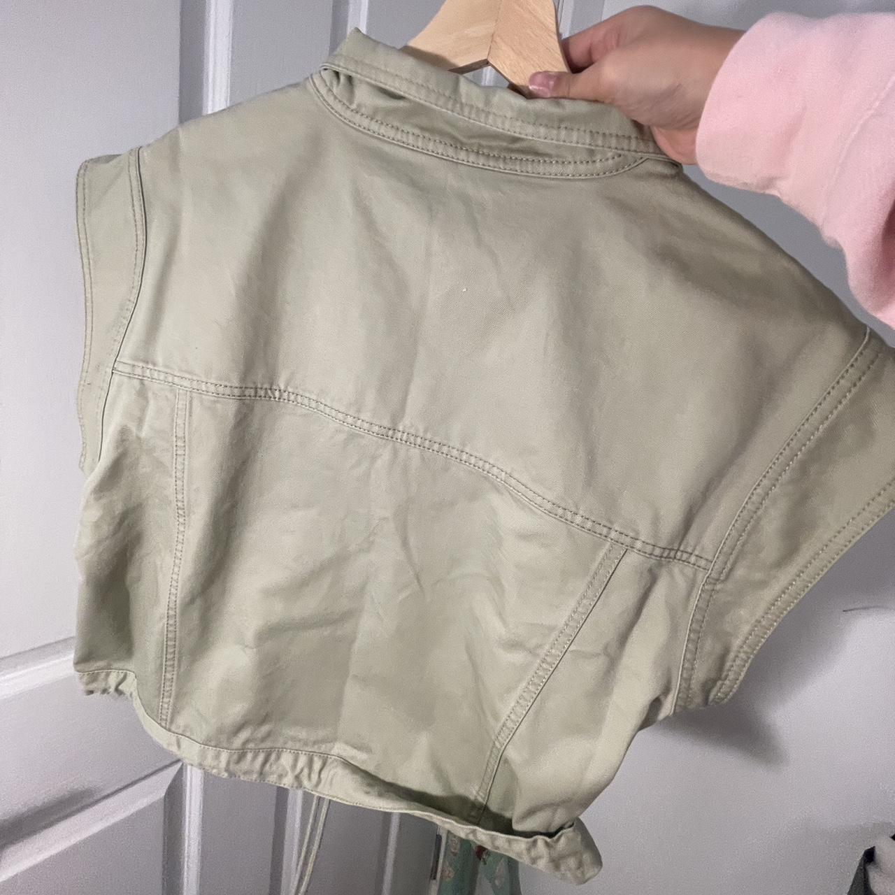 SHONA JOY khaki denim shirt!! Super cute 📦 9... Depop