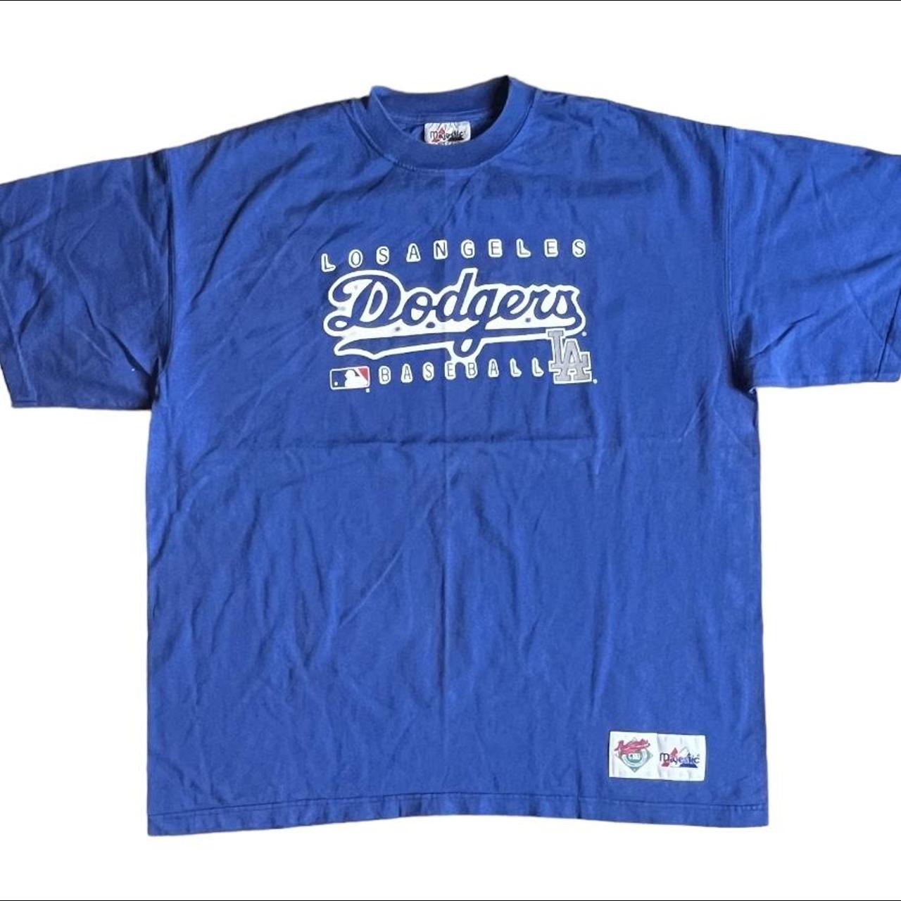 Vintage MLB Majestic LA Dodgers T-Shirt #dodgers - Depop