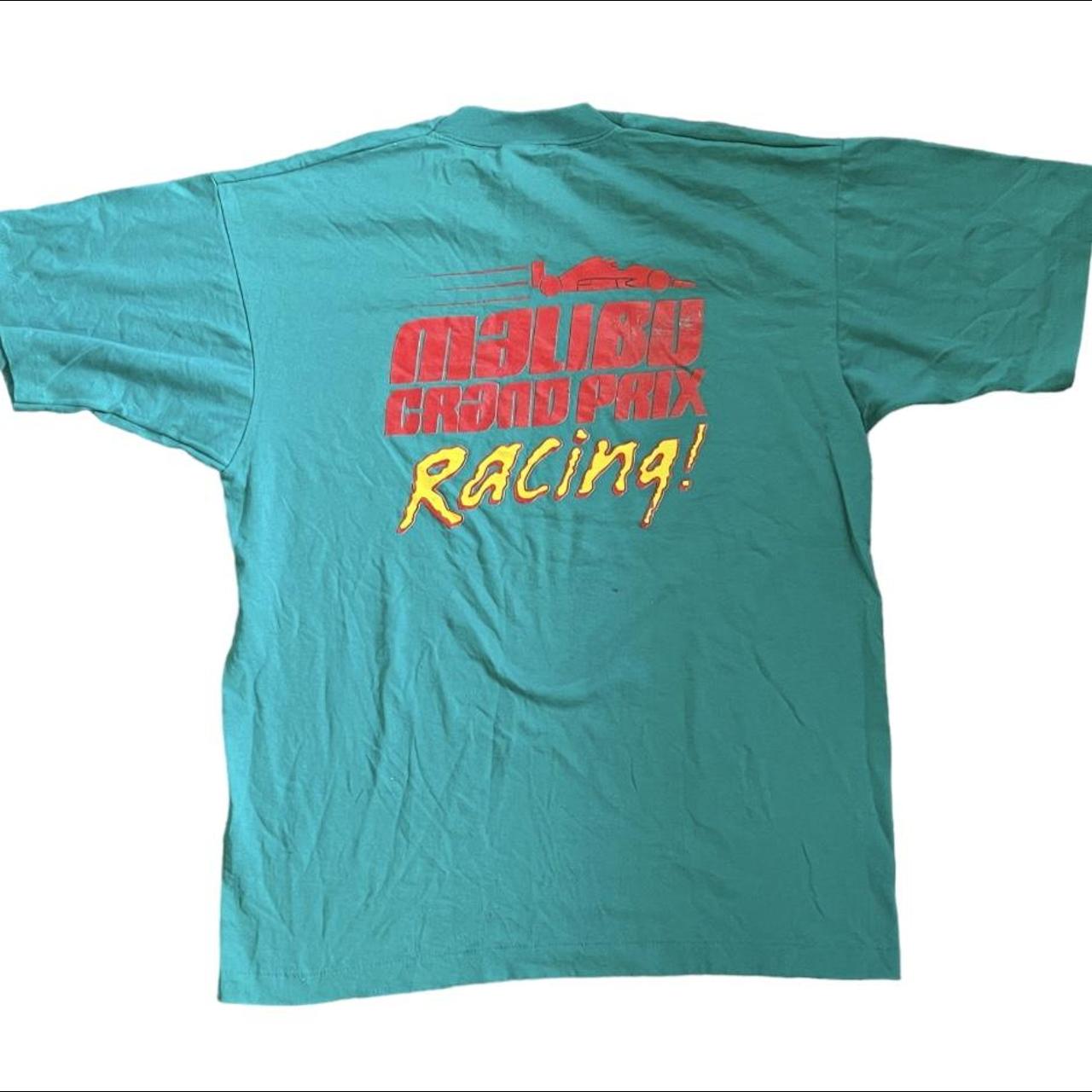 Vintage Malibu Grand Prix Racing T Shirt Size Depop