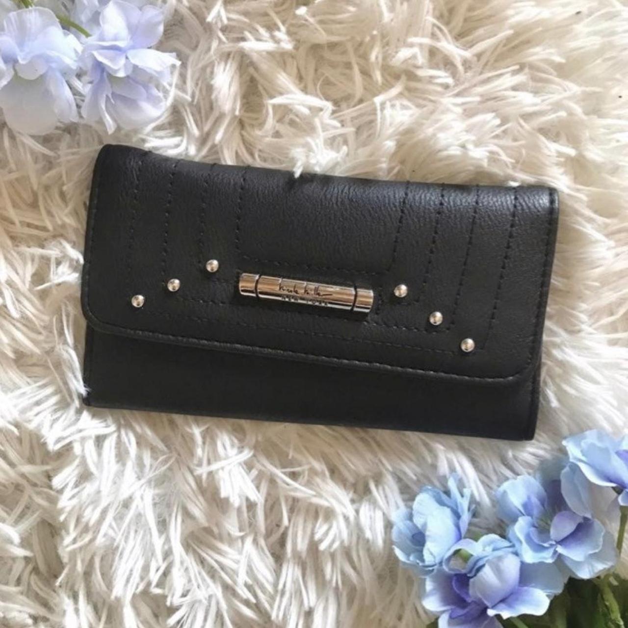 Cute studded faux leather wallet/clutch. Many... - Depop