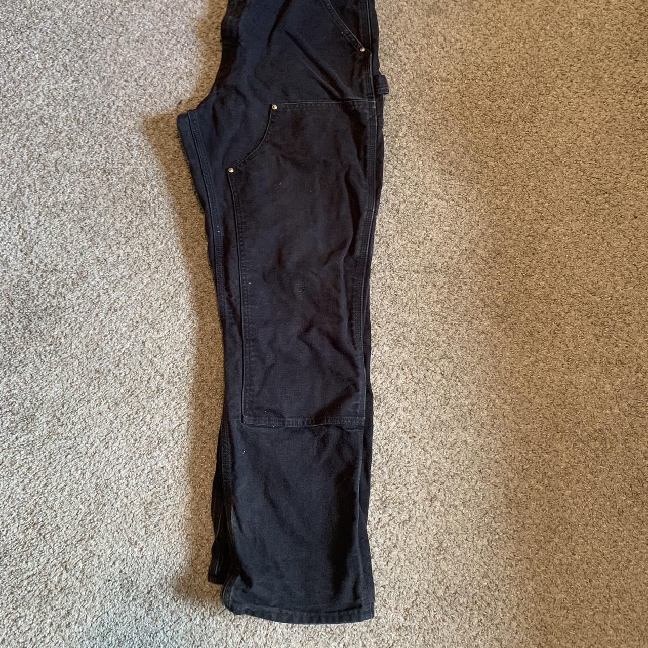 Carhartt Men's Black Trousers | Depop