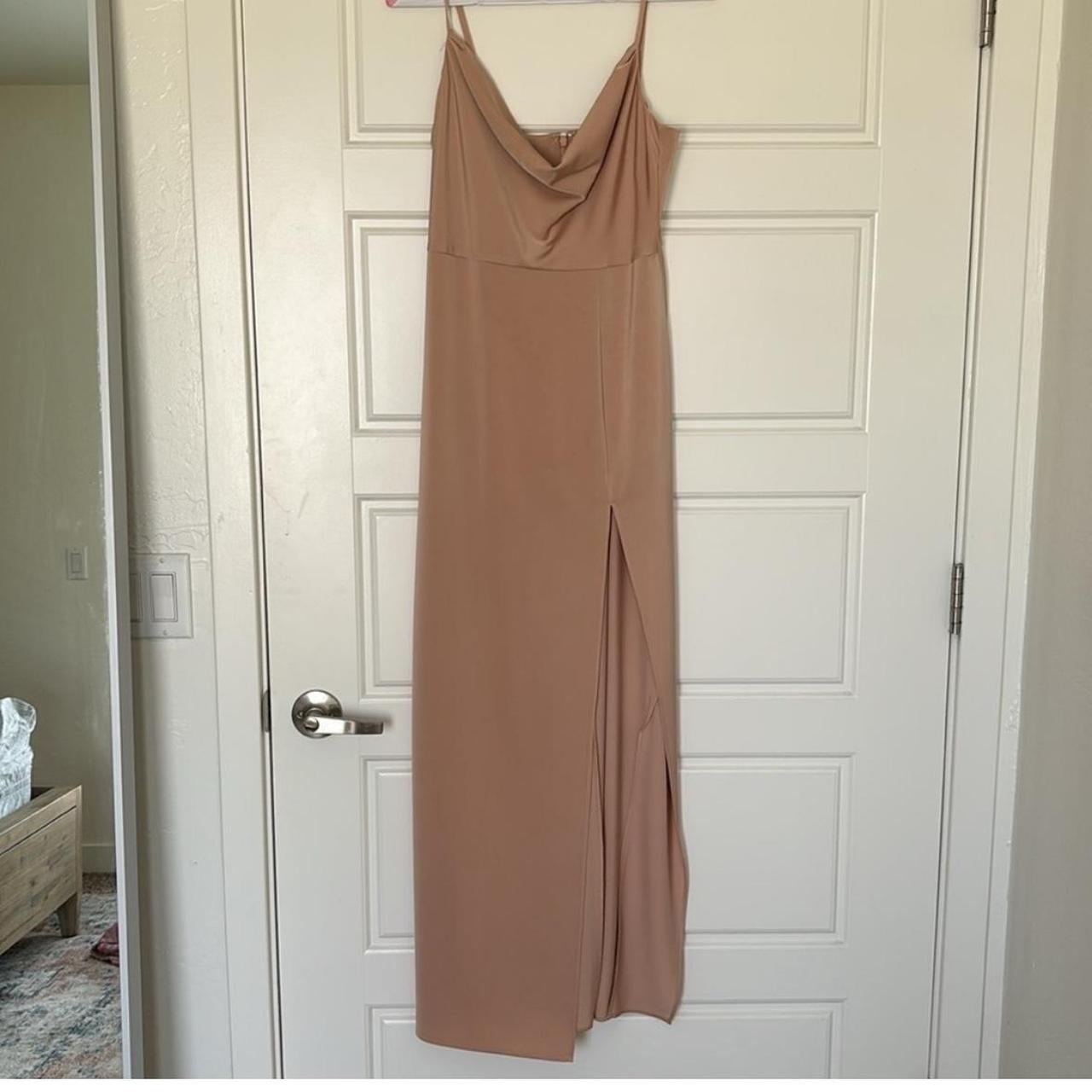 NBD Lila Gown Champagne on sale Women's Size XS