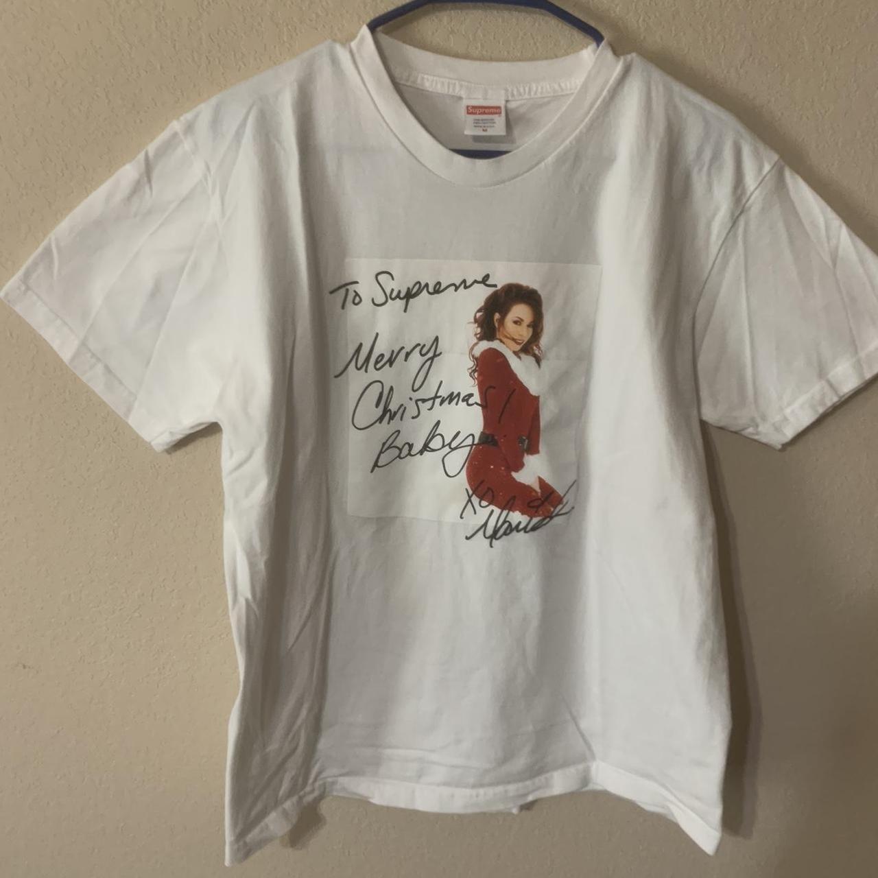 Supreme Mariah Carey T. Size medium worn once maybe... - Depop