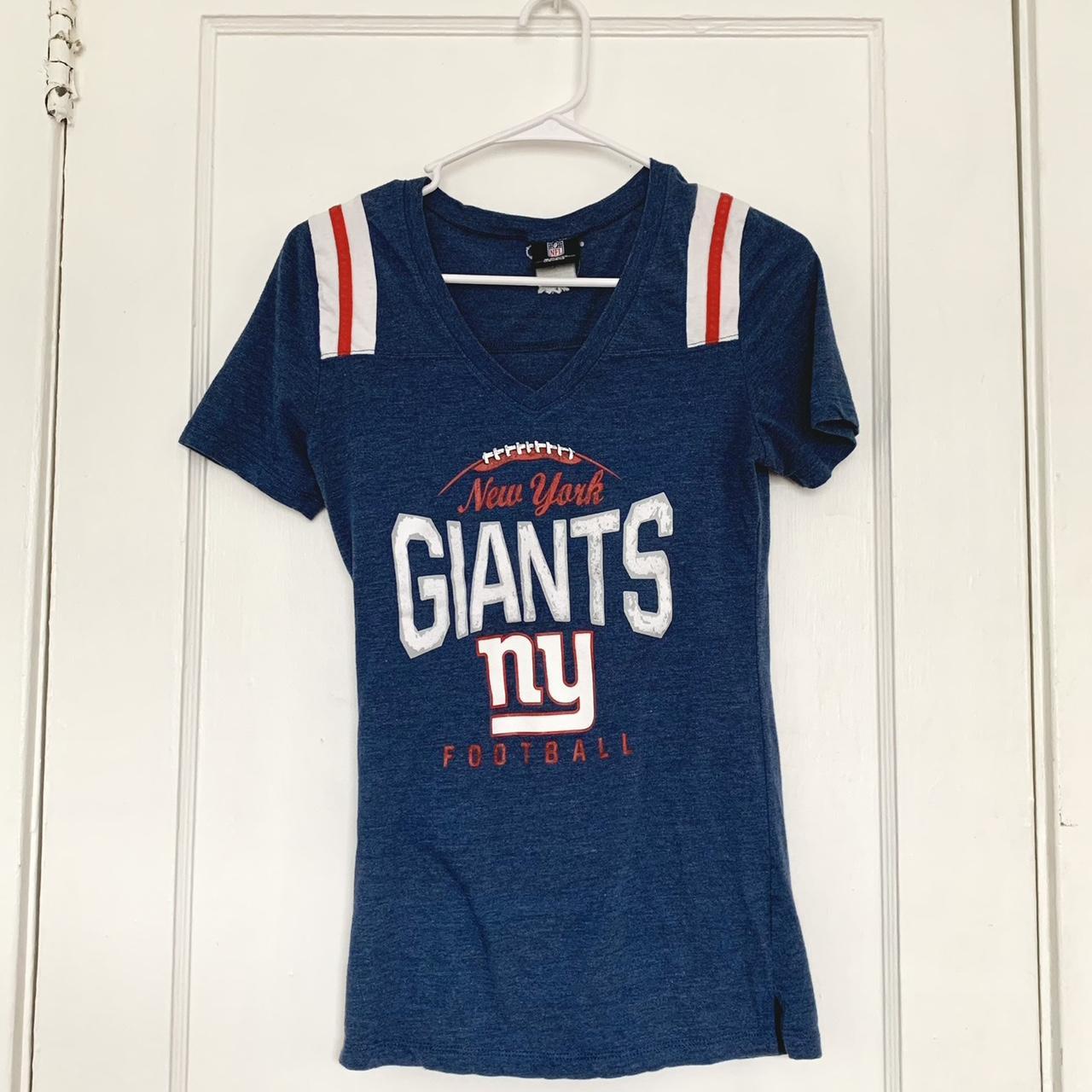 NFL Team Apparel Womens Blue/Red/White New York - Depop