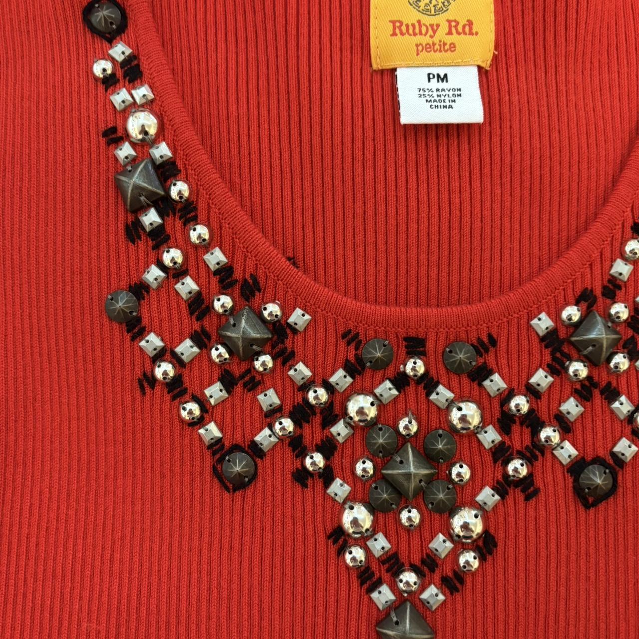 Ruby Rd. Women's Tank top - Red - S – Ruby Rd. re… - image 2