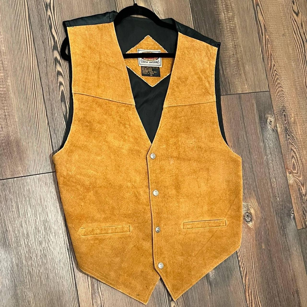 Vintage Men's Vest - Brown - XL