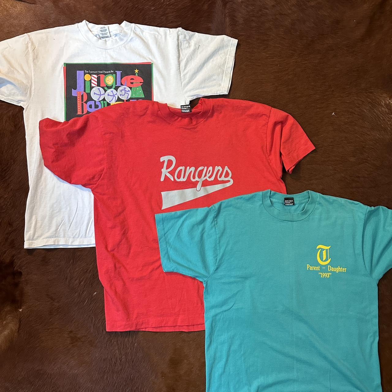 Lot of three vintages tees, all pretty random tee... Depop