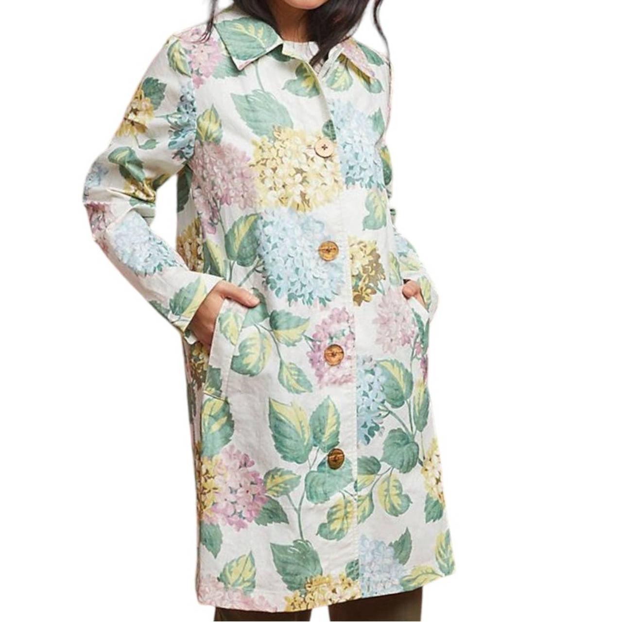 Anthropologie shop hydrangea coat