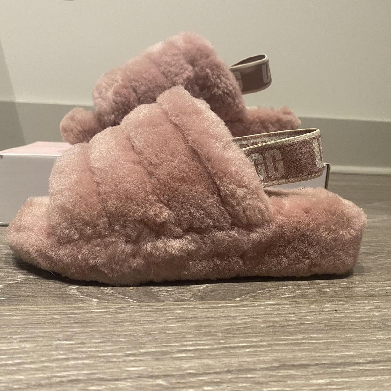 Ugg fluff yeah 2024 pink dawn