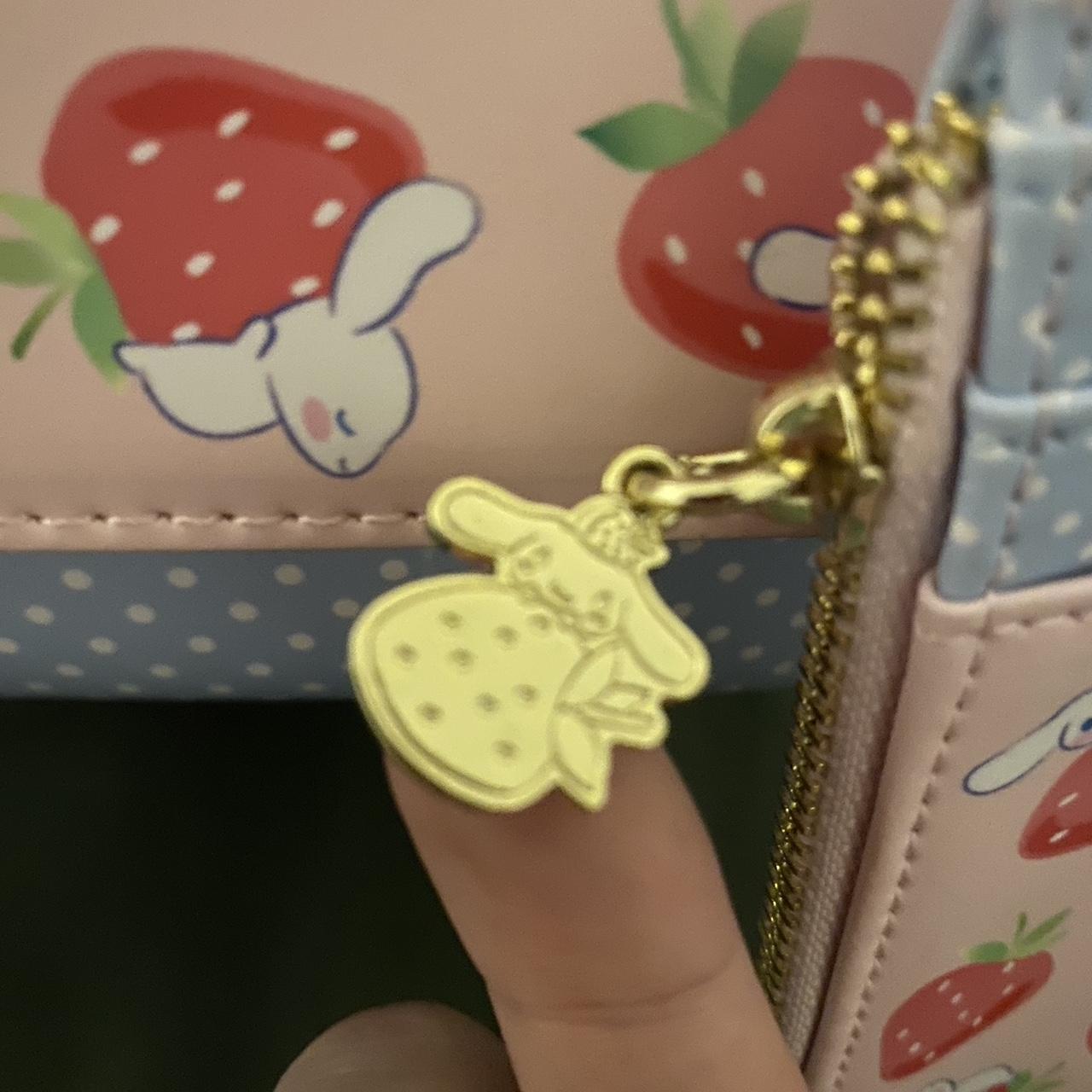 Sanrio Cinnamoroll Strawberries Loungefly Mini Backpack & deals Wallet