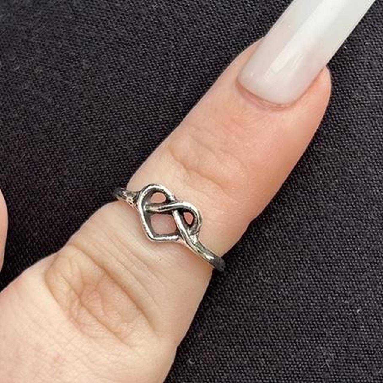 Women's Ring - Silver – infinity heart ring #silv… - image 1