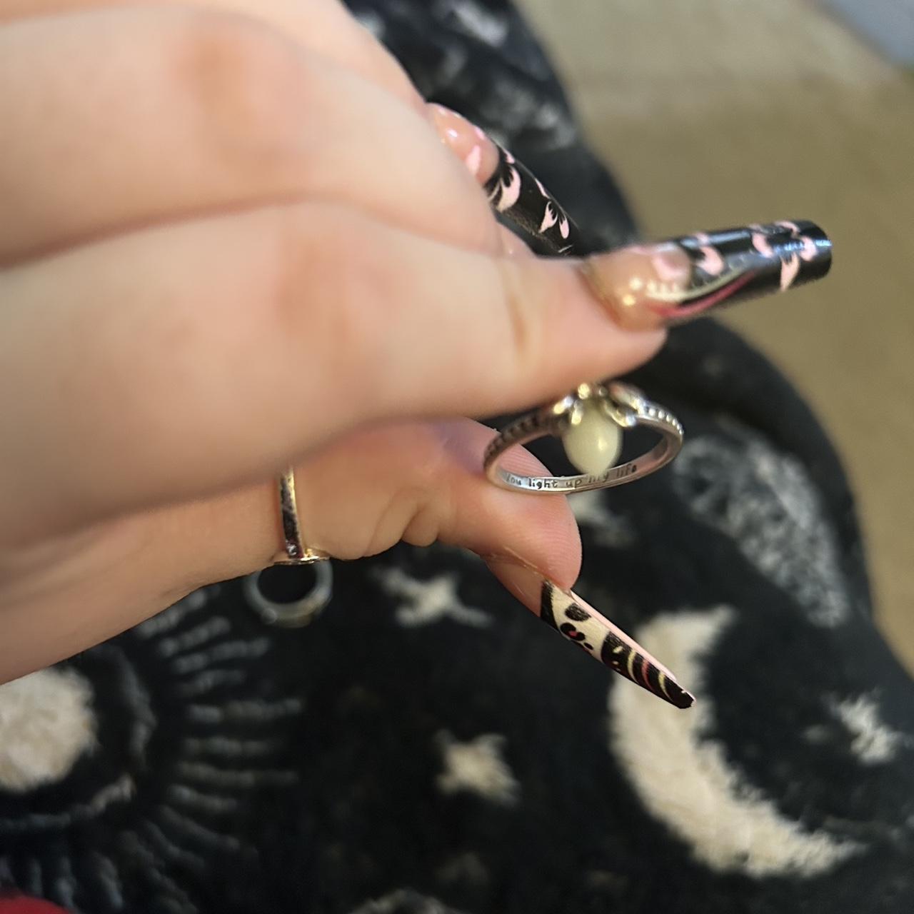 Men's Ring - Silver/Multi – Silver lighting bug r… - image 4