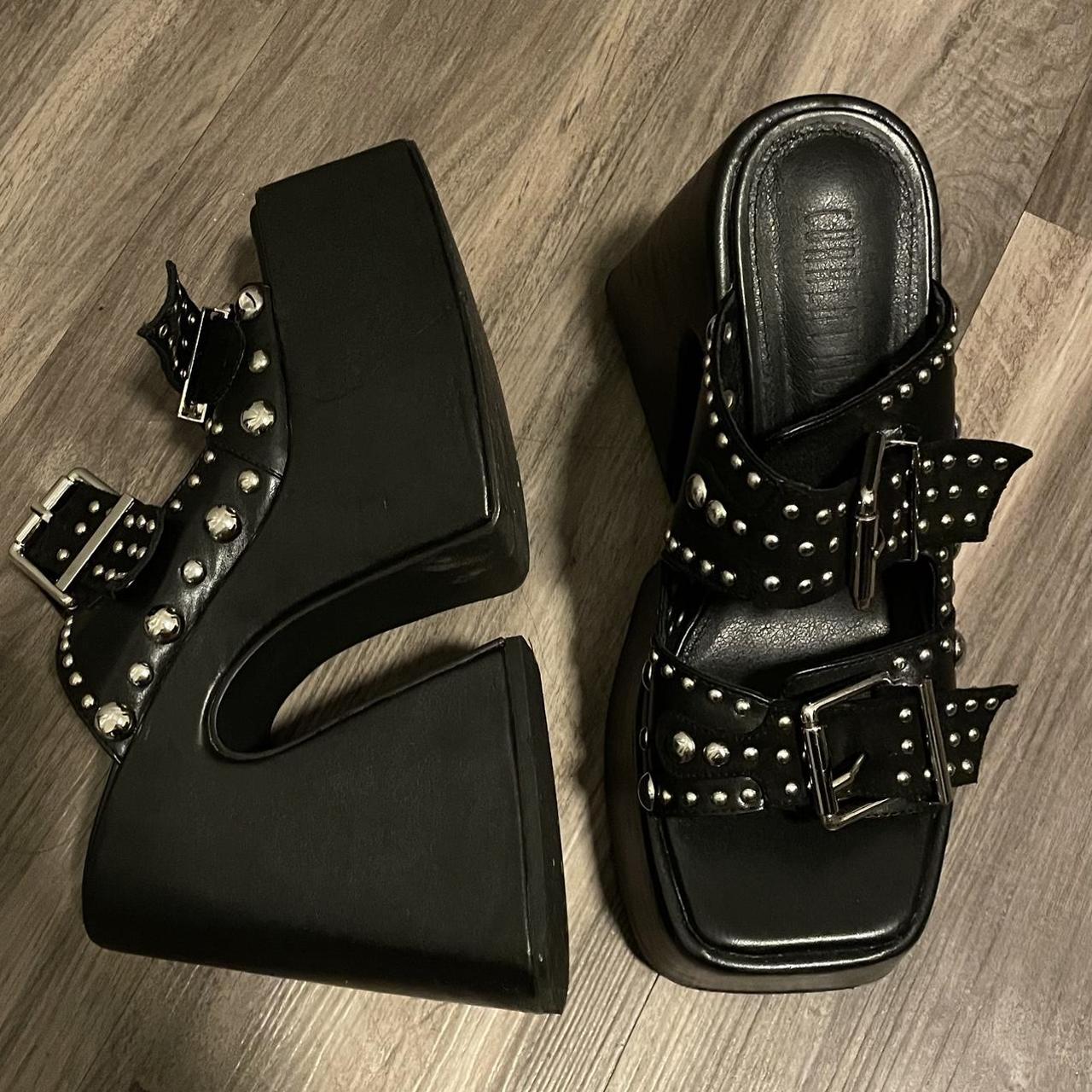 Dolls Kill “Just Crusin’ Platform Sandals” size... Depop