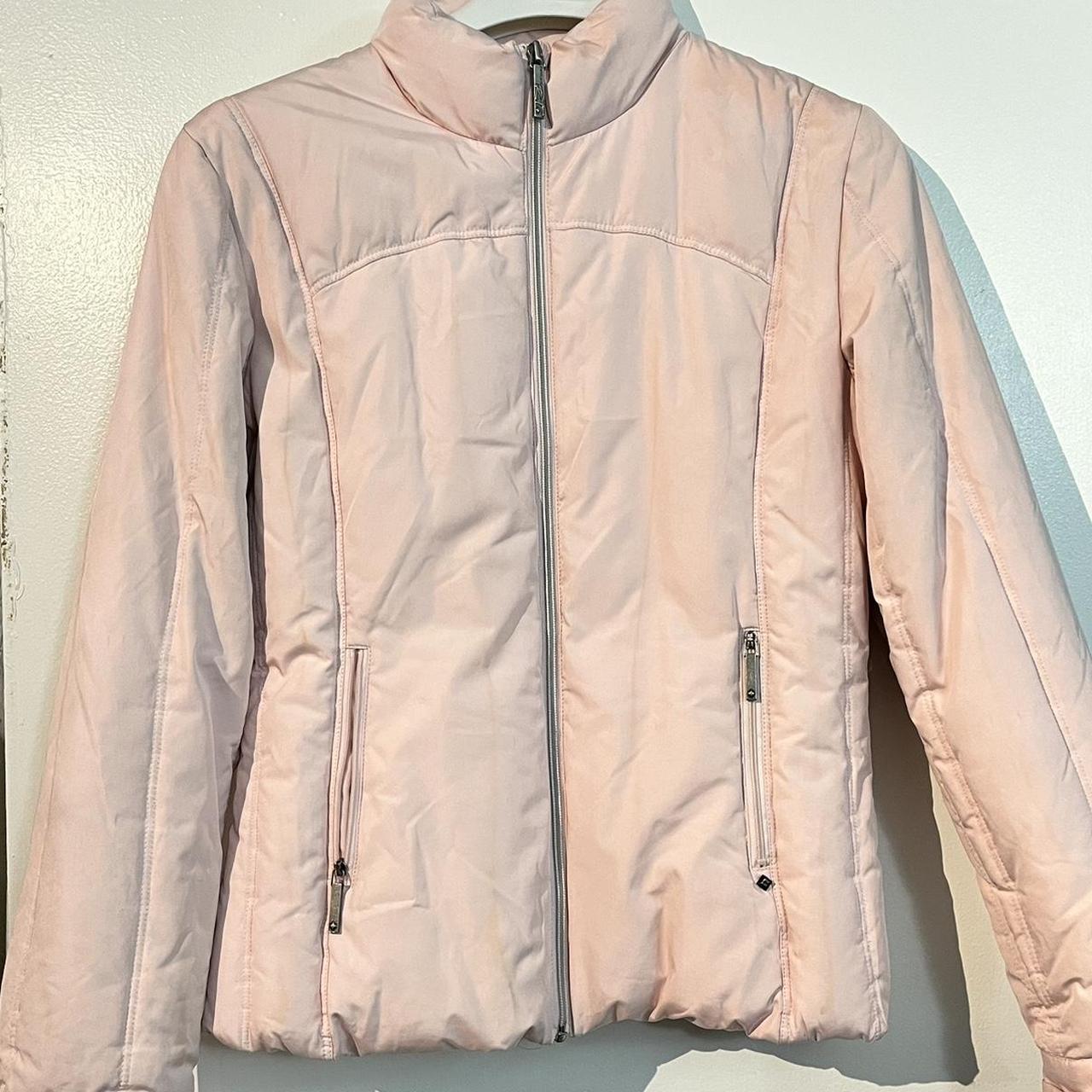 Pink Jacket From Da 2000s Bb! 🏍️💗🩰 Slim Fit L Sleeve - Depop