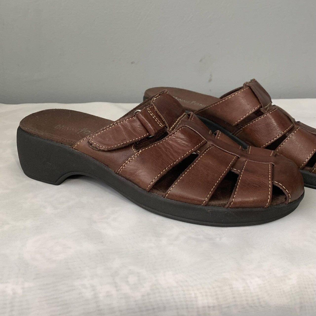 minnetonka leather mules