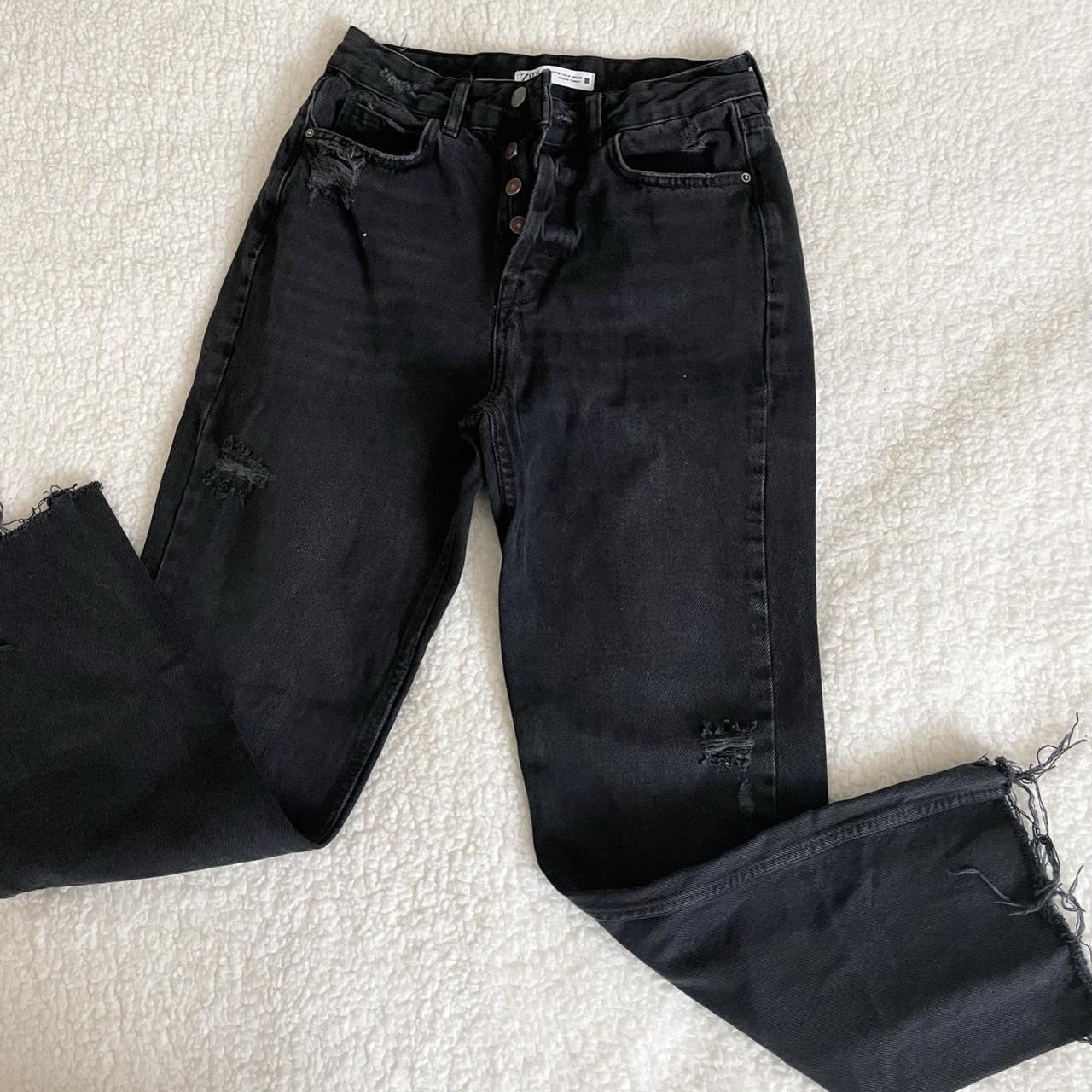 Zara Women's Black Jeans Depop