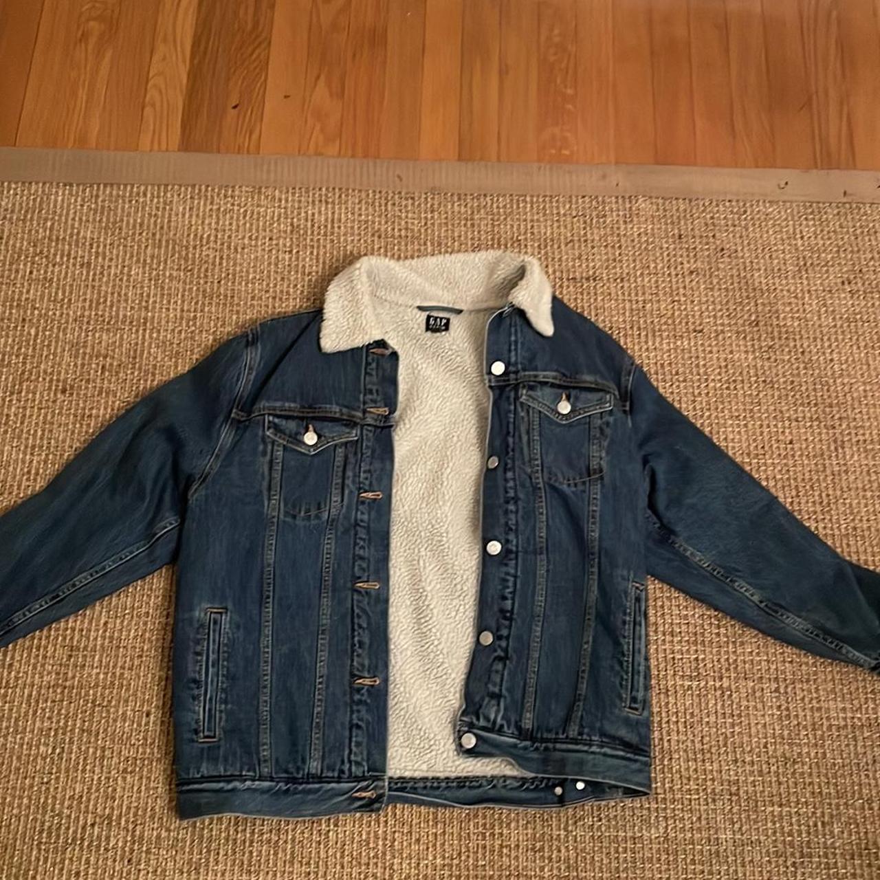 Gap sherpa best sale jacket women's