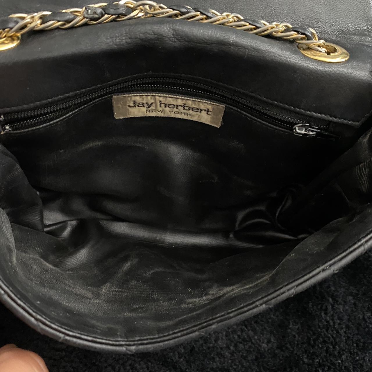 Vintage Jay Herbert New York leather mini flap