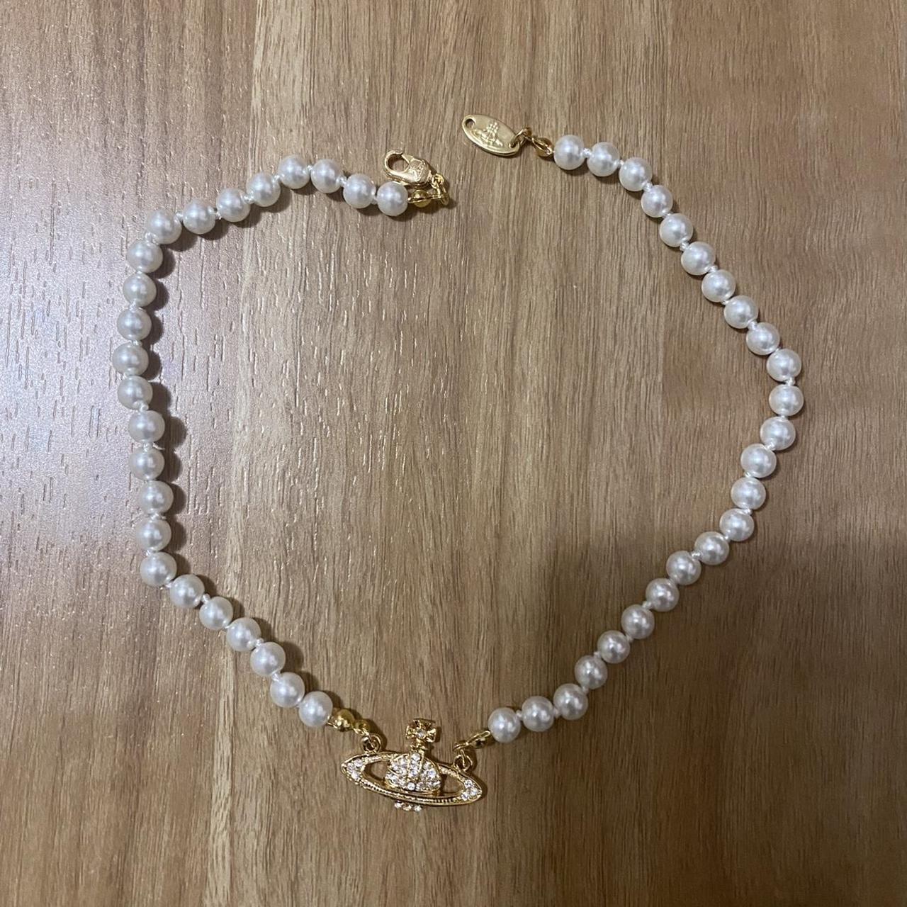 Vivienne westwood deals pearl choker depop