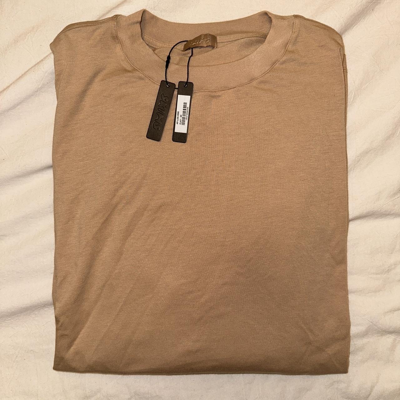 Skims Cotton Jersey Long Sleeve T-Shirt (brand - Depop