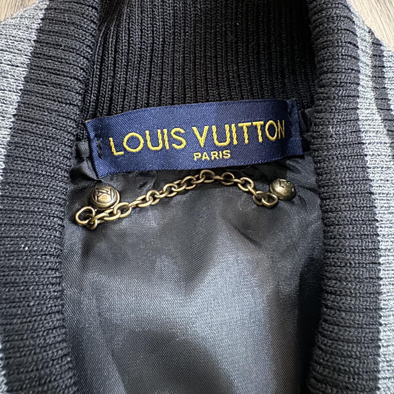 Louis Vuitton Mens Leather Dreaming Varsity Jacket - Depop