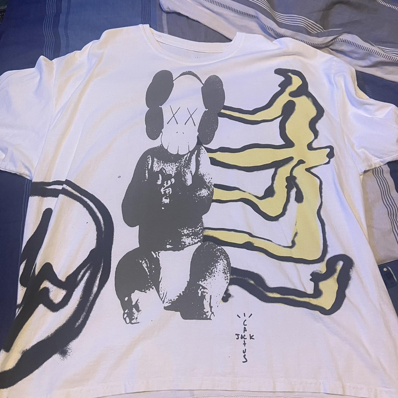 travis scott cactus jack kaws shirt