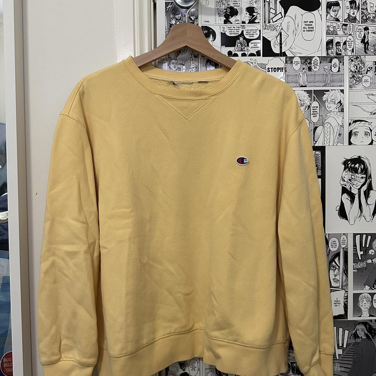 Champions hotsell sweater yellow