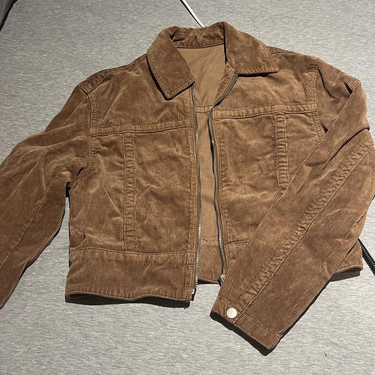 Brandy Melville Women's Brown Jacket Depop