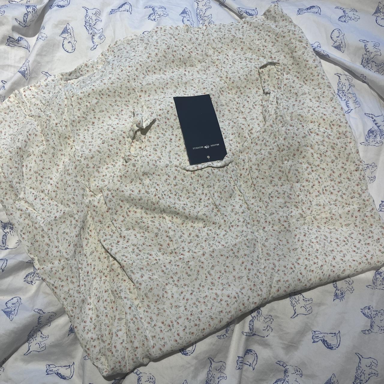 Brandy melville floral dress Colleen dress strap... Depop