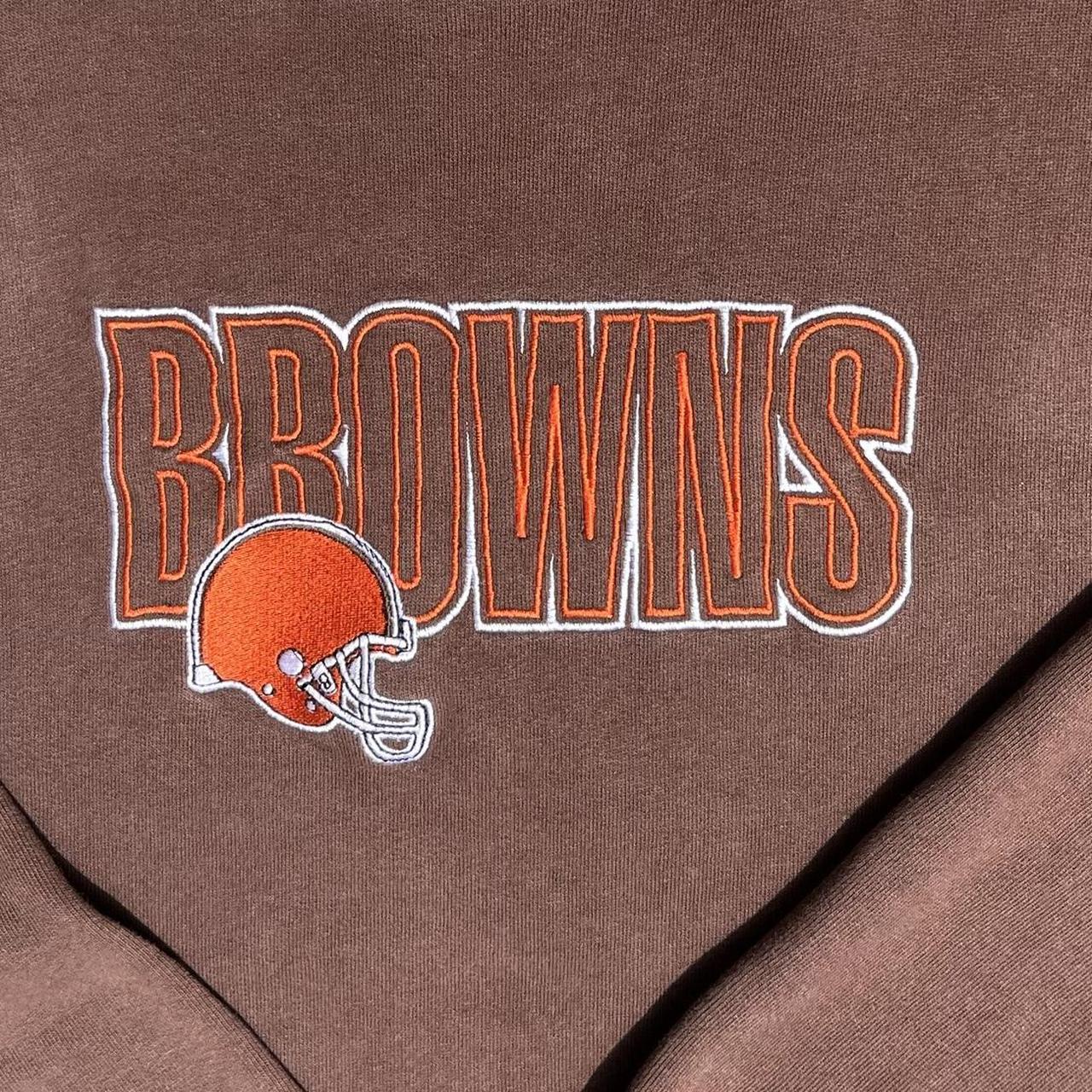 NFL Cleveland Browns Sweatshirt 90s Vintage Jumper, - Depop