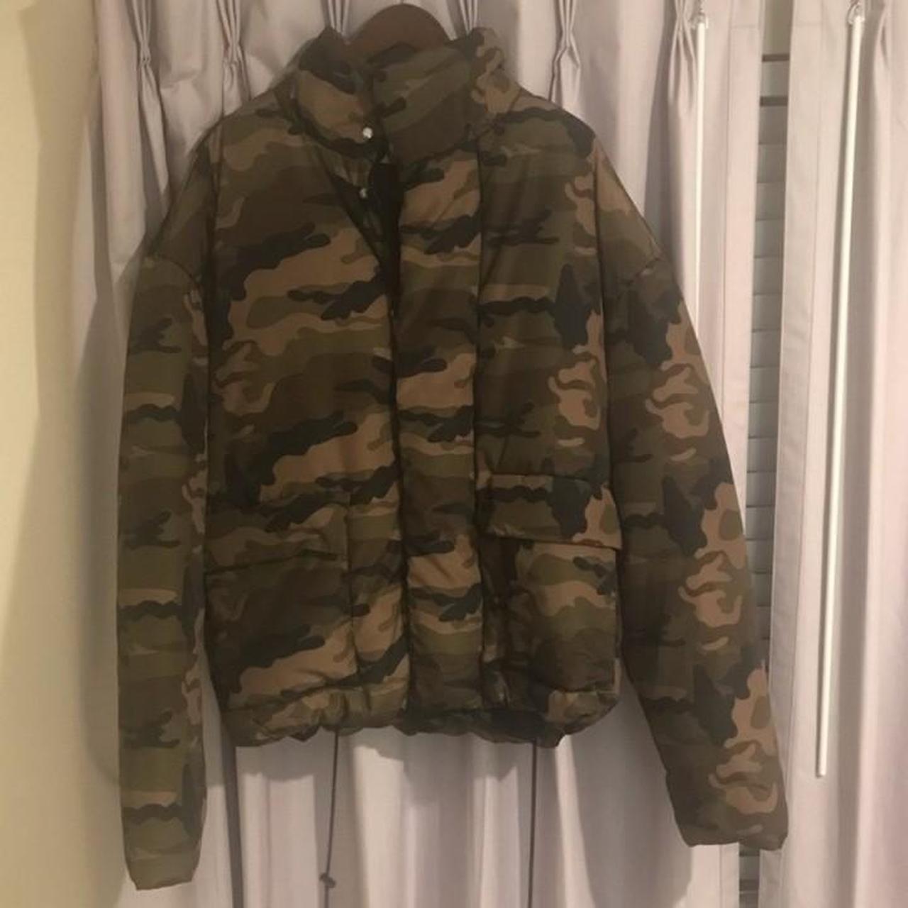 Fashion Nova High Demand Camouflage Puffer Jacket... - Depop