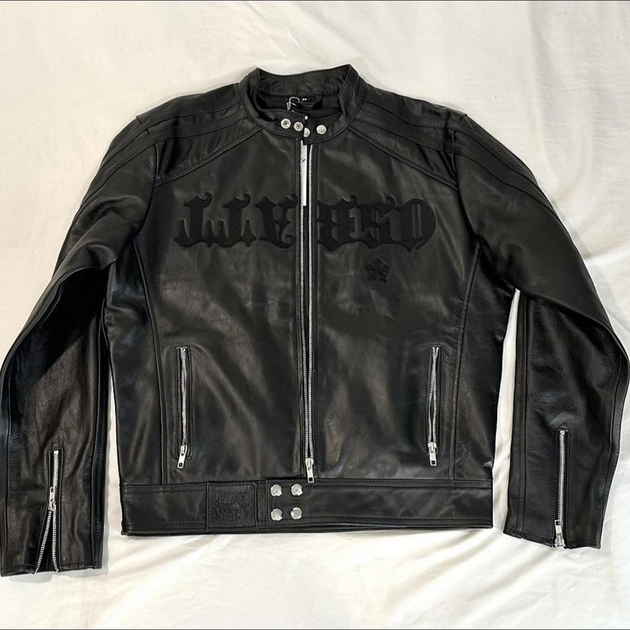 Years of Tears Night Cafe Leather Jacket Brand New... - Depop