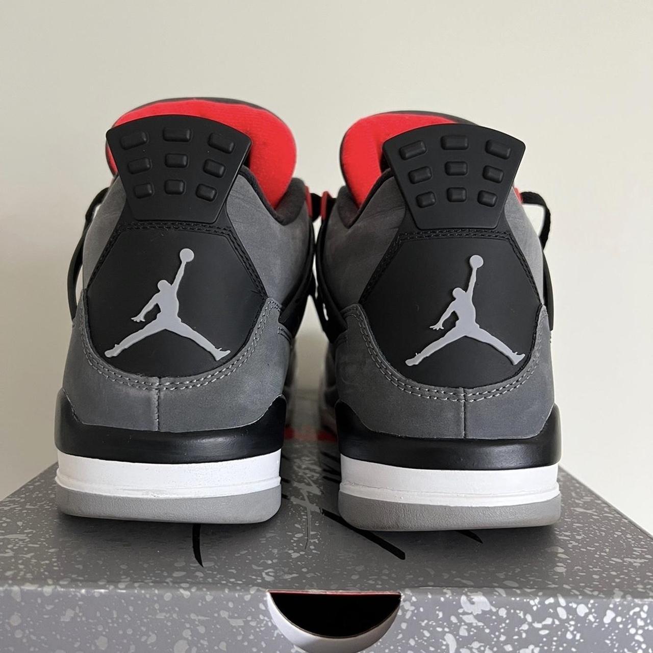 Jordan 4 Retro Infrared Size 10M No box - Depop