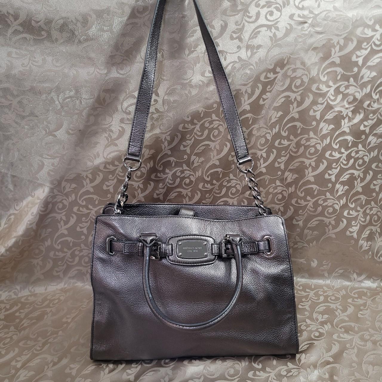 Michael kors best sale silver tote bag