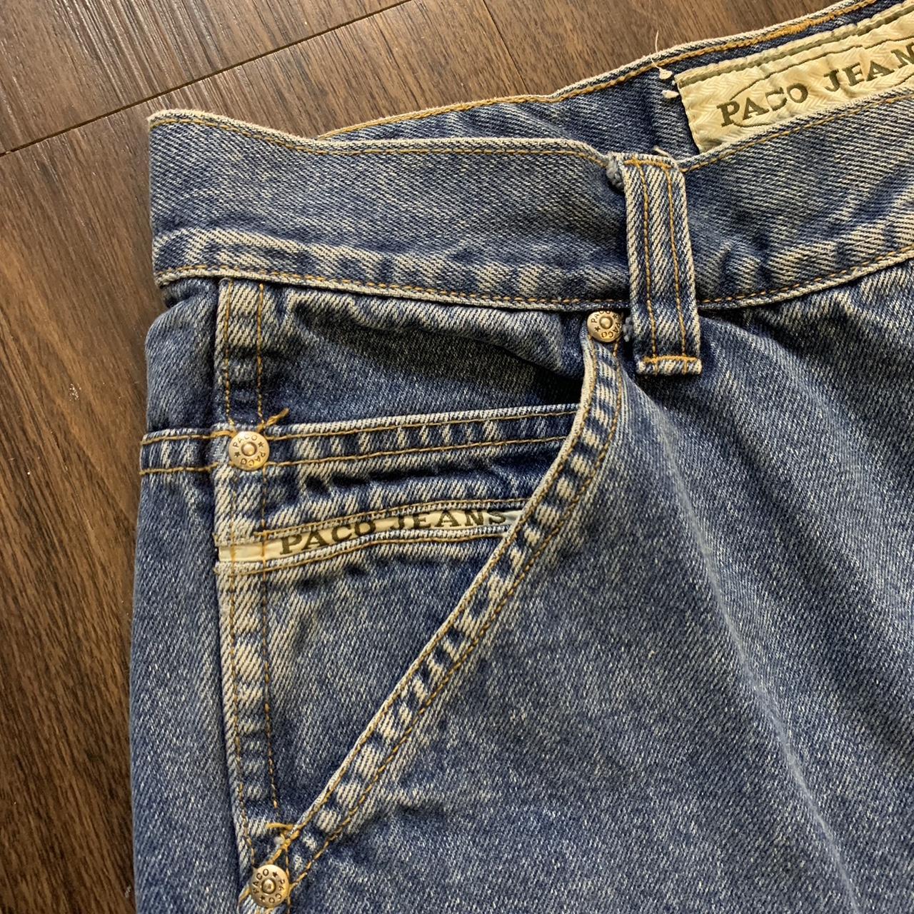 Y2K Paco Jeans jorts, Size 32”. Has a nice faded... - Depop